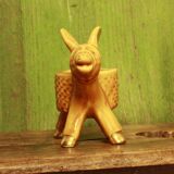 Ceramic donkey statue