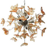Lustre en verre de Murano