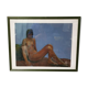 Painting of elongated nude