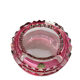 Pink crystal ashtray Val Saint Lambert 1960-1970