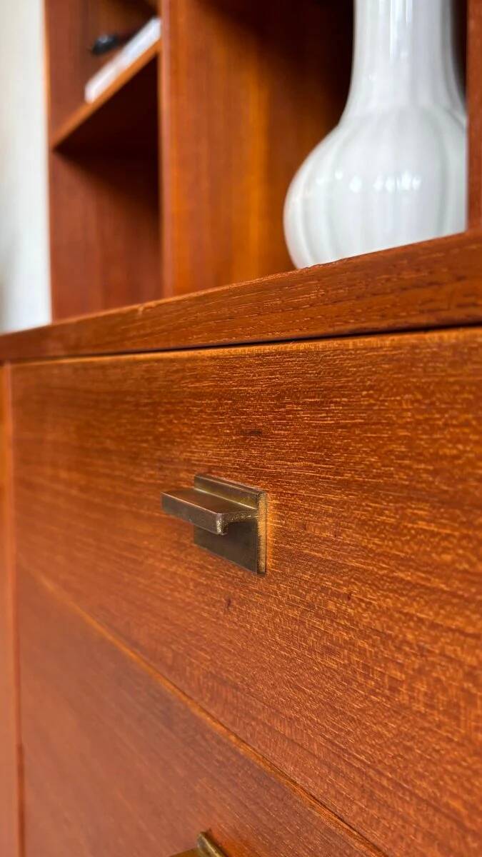 Vintage bookcase - wall cabinet teak Peter Løvig