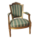 Fauteuil à la reine style Louis XVl bois doré XlXe siècle