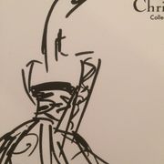 Christian dior: nice illustration of fine press mode of the 1980s