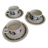 Set of 3 Villeroy and Boch cups.