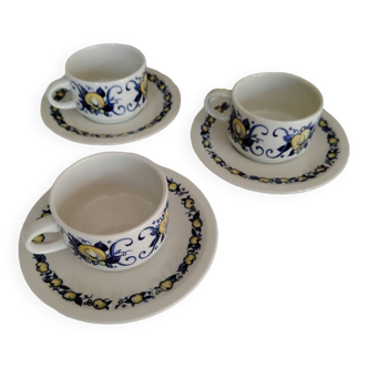 Lot de 3 tasses Villeroy et boch.