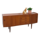 Teak veneer sideboard with drawers from Sweden