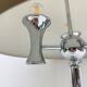 Mid-century mushroom table lamp with chrome base, 1970s