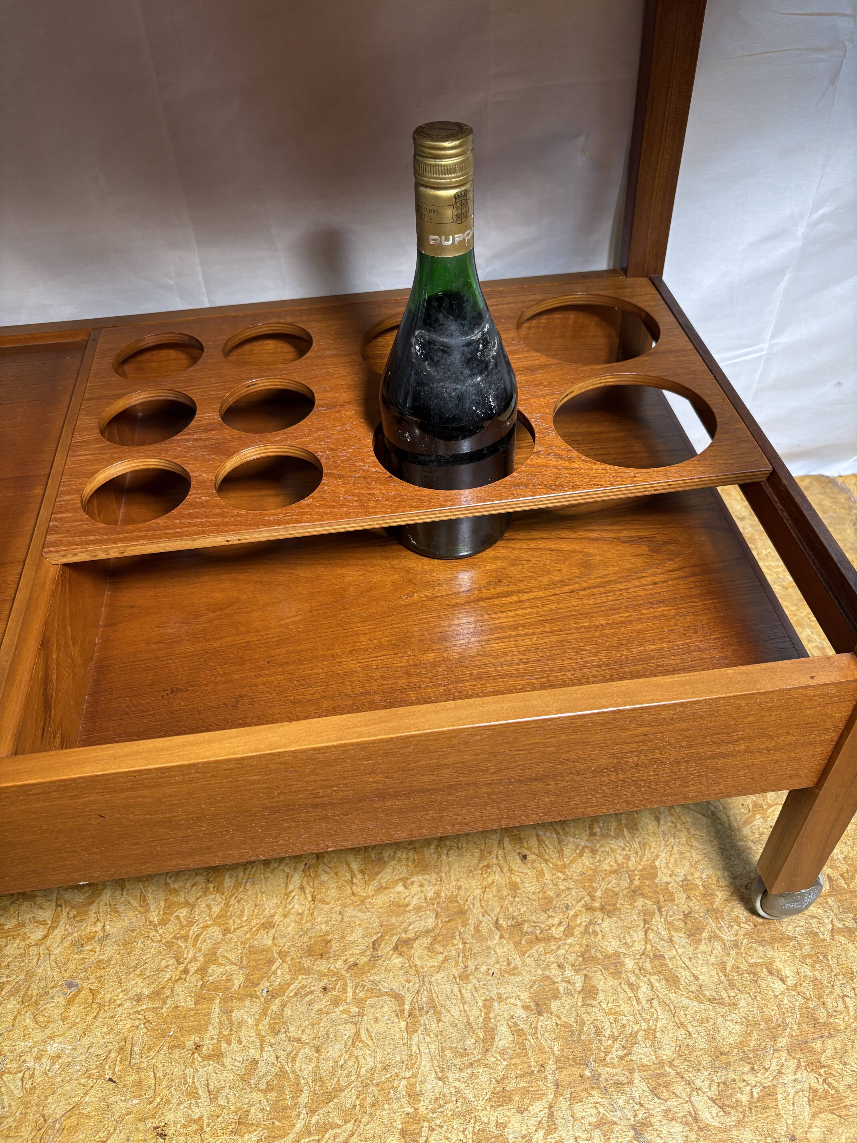 Stunning Vintage Remploy Teak Extending Bar Trolley | 1960 | Scandinavian D