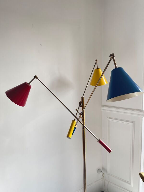 Lampadaire ''Triennale'' de Angelo Lelii par Arredoluce