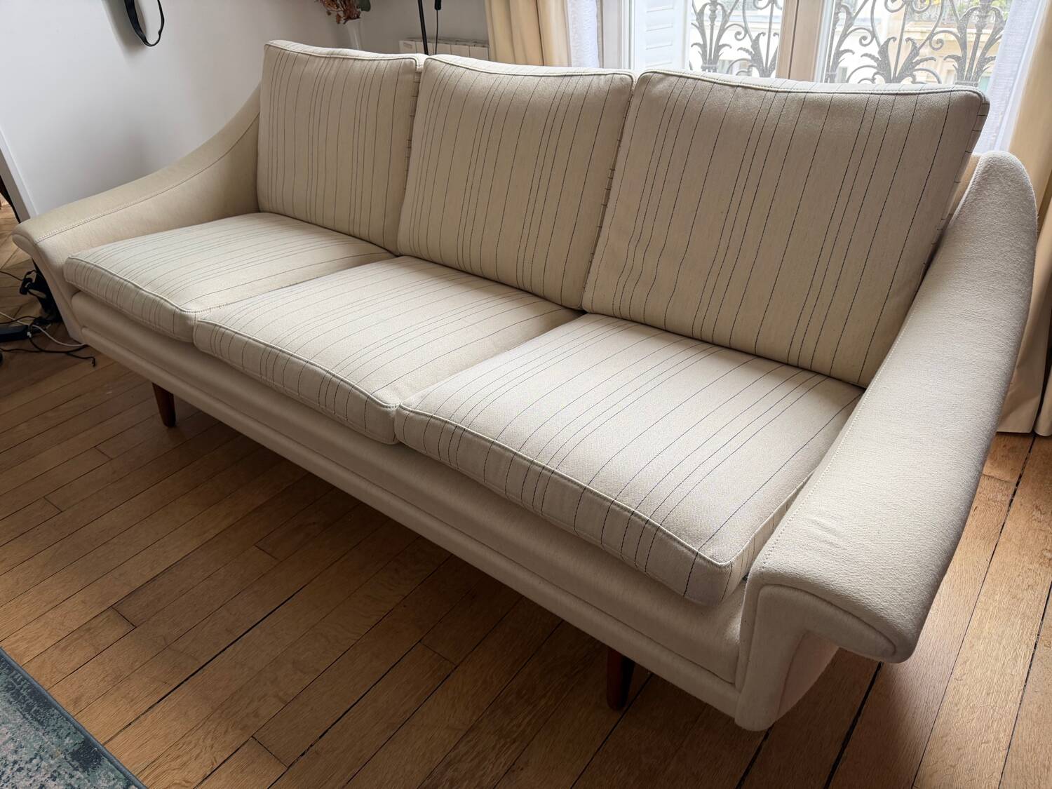 Vintage Danish teak sofa and armchair – 1960s