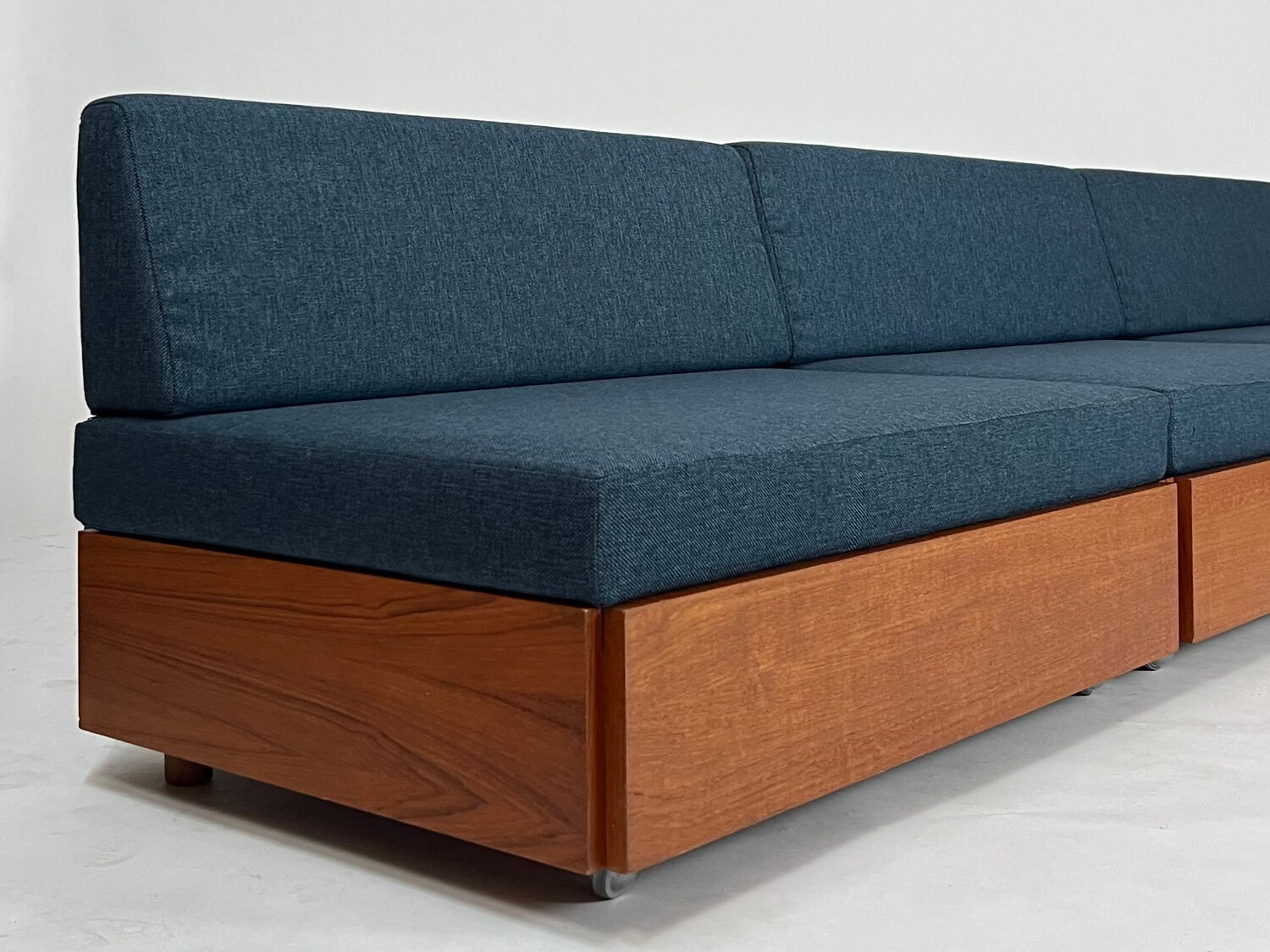Danish teak modular sofa couch by France & Son mid-century design 60s