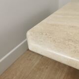 Travertine coffee table