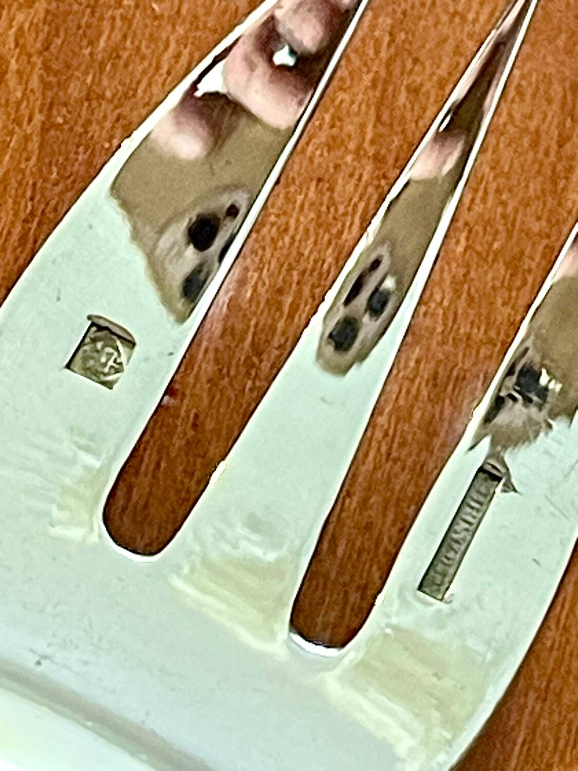 Christofle hemerocallis art nouveau, 6 oyster forks