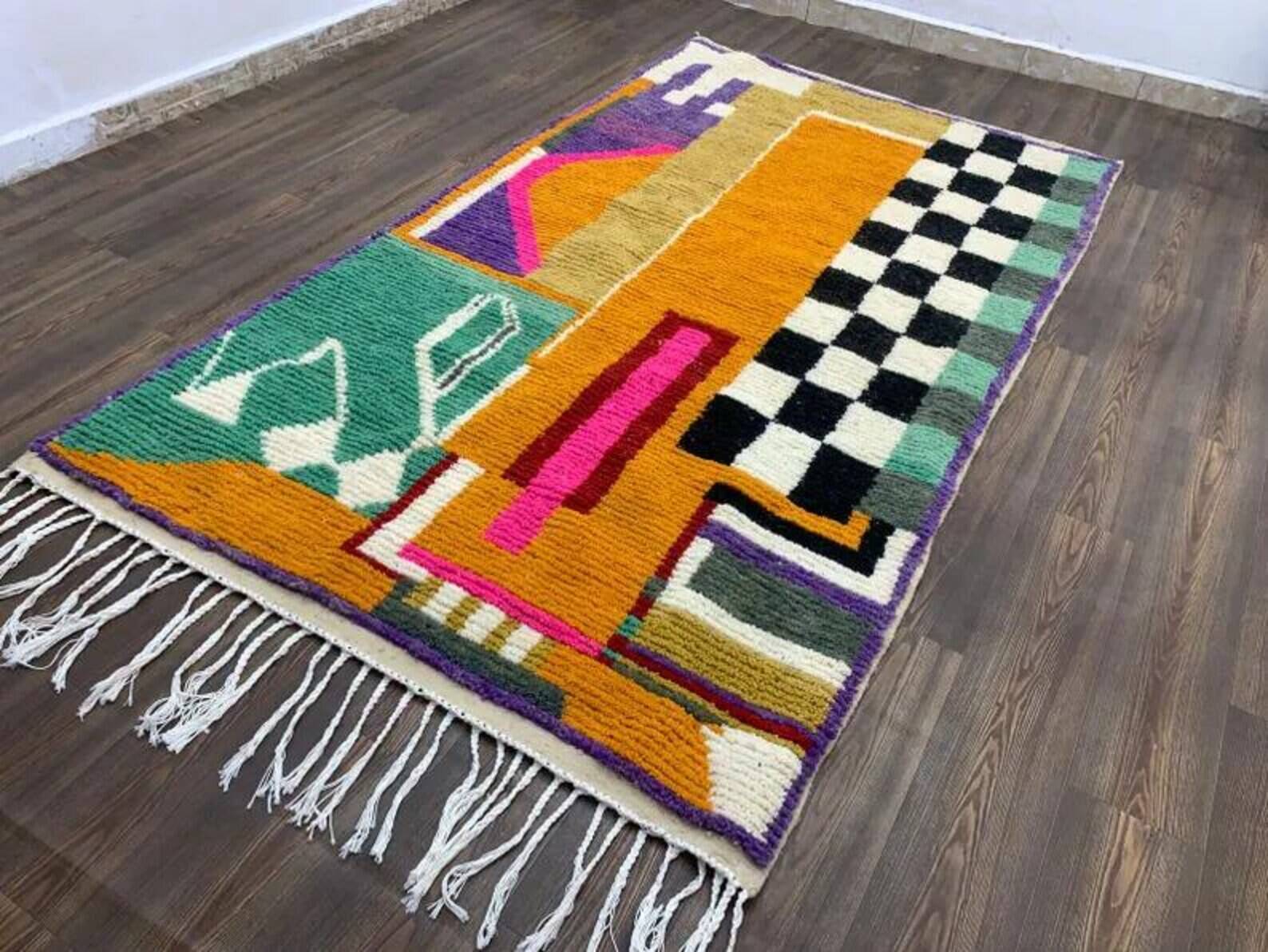 Berber rug in wool 250cm×150cm