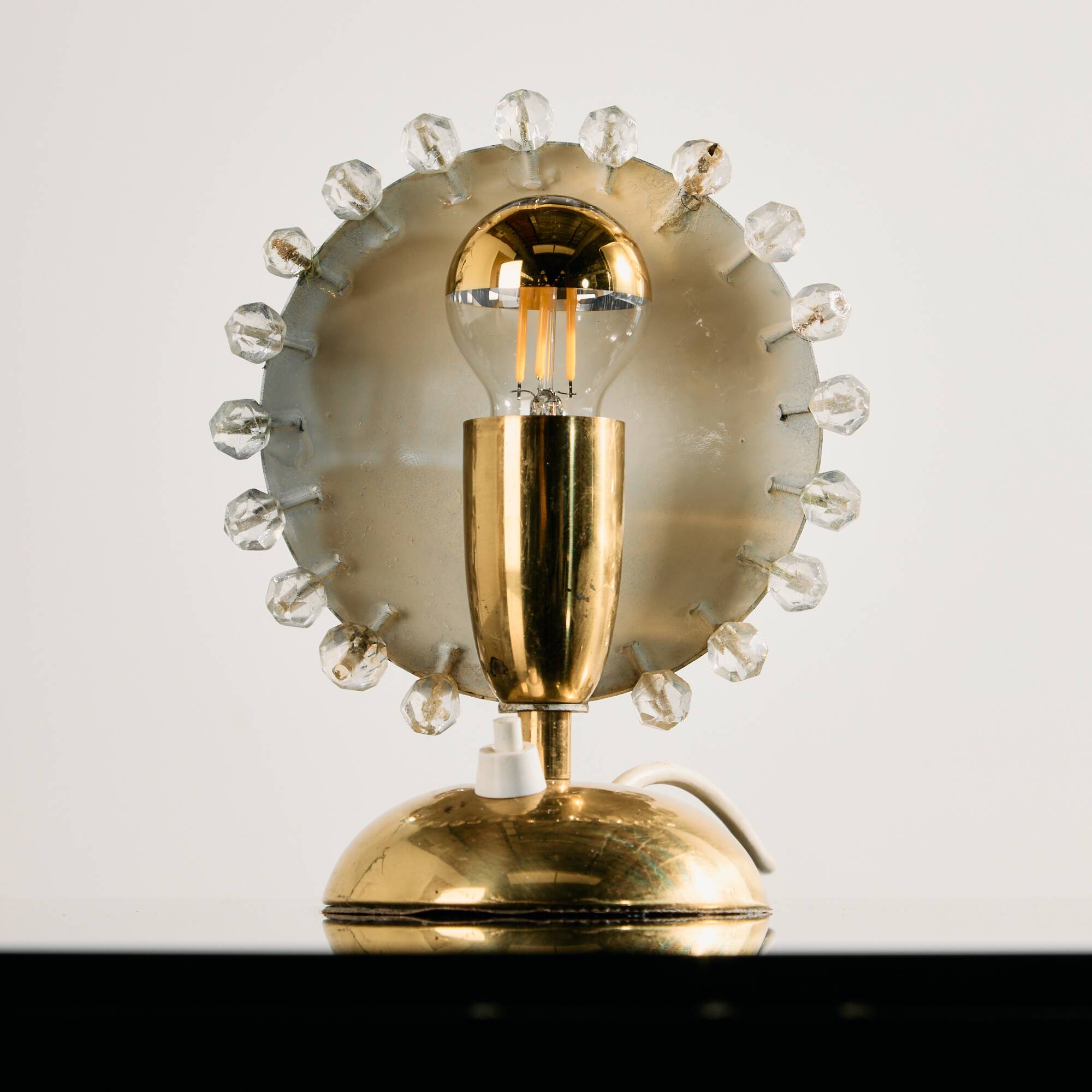 Lampe de table en laiton par Rupert Nikoll, lot de 2