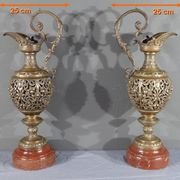 Paire d’aiguières en bronze, art nouveau – 1910