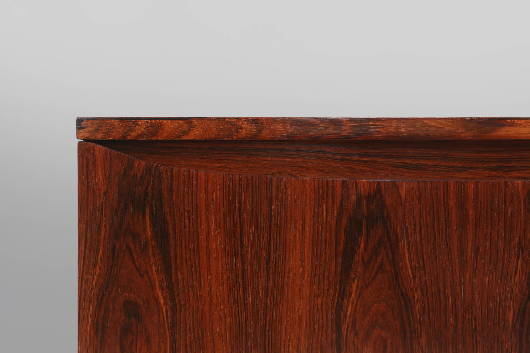 Belgian Mid-Century rosewood highboard 1960