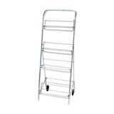 Vintage aluminium floor library