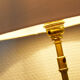 Pineapple lamp brass glass 60s