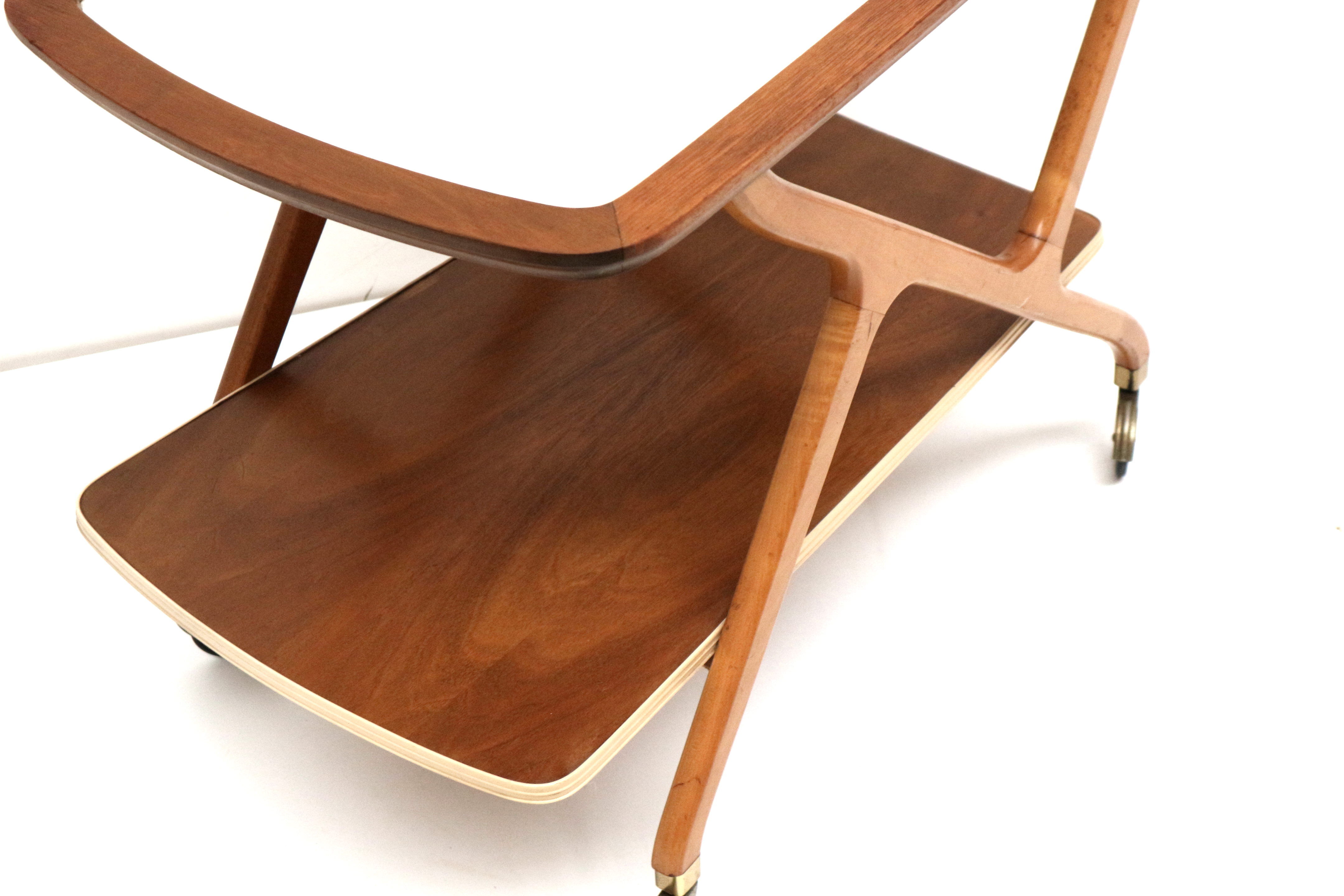 Vintage Italian serving trolley from the 1950s