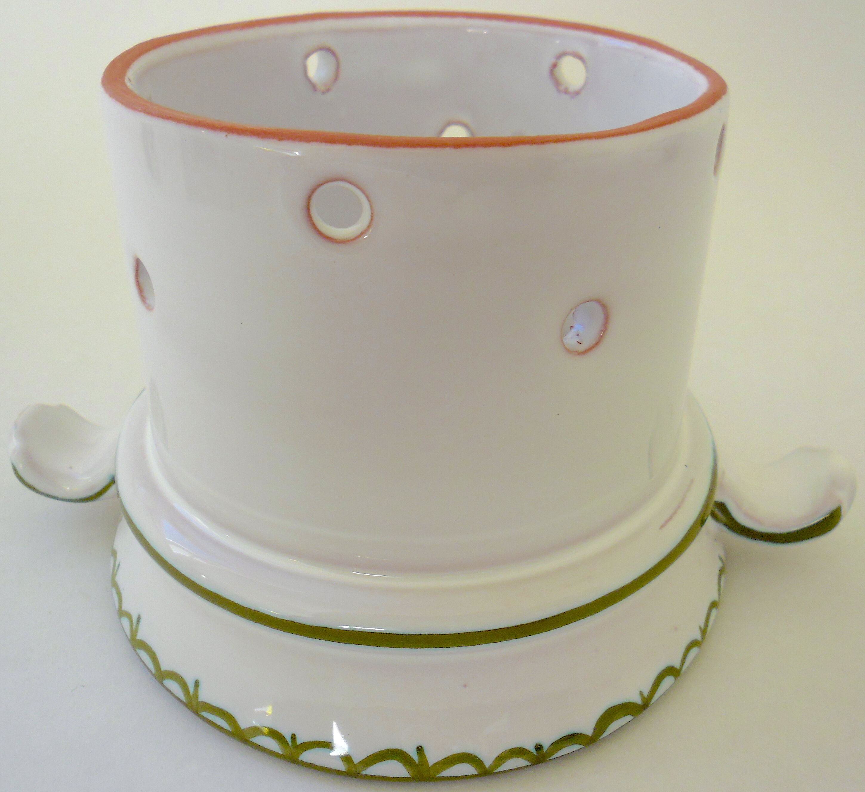 Moustiers-Sainte-Marie earthenware buttermaker by Lallier workshop