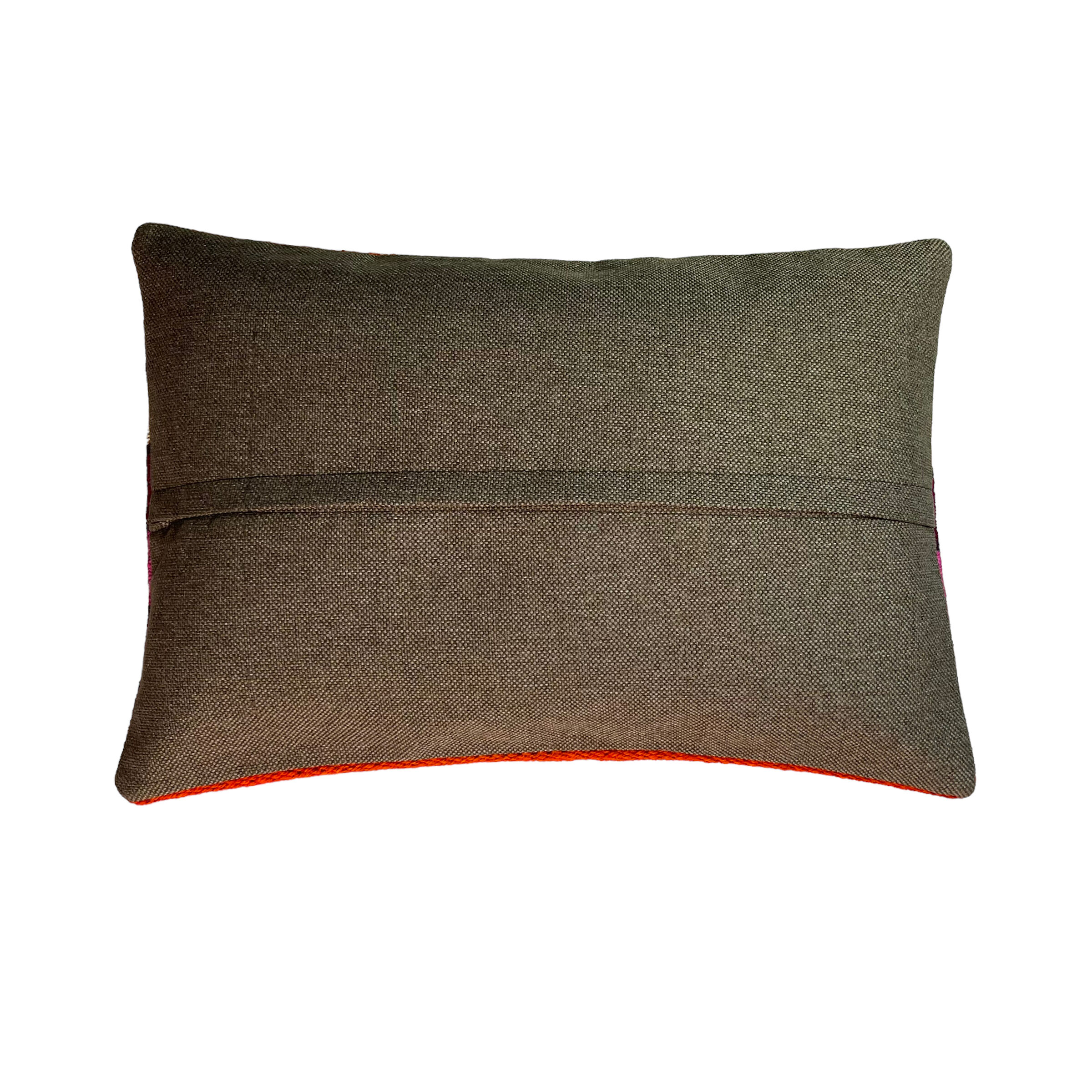 Vintage turkish kilim cushion cover, 30 x 50 cm