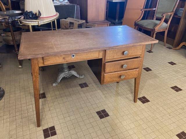 Old wooden desk