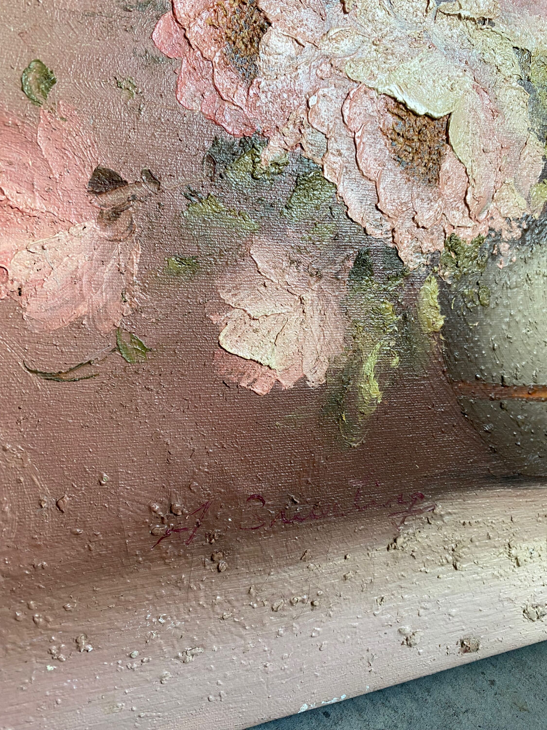 Still life with bouquet of flowers