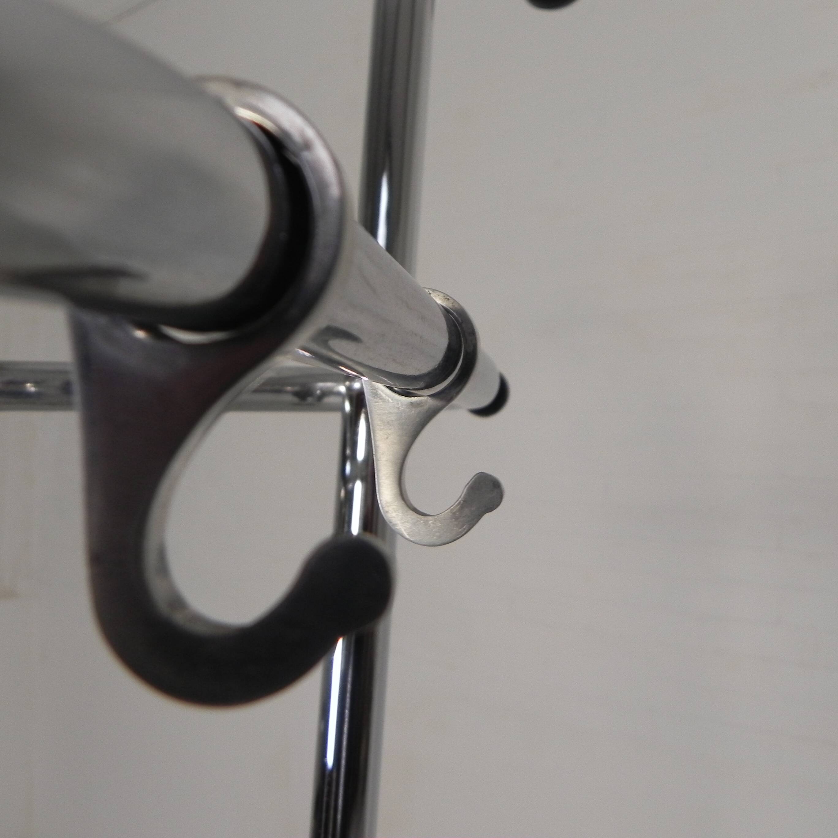 Sturdy standing Tubax coat rack, 1950s