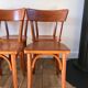 Set of 6 Luterma bistro chairs in beech wood 40-50s
