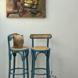 Pair of canne stools