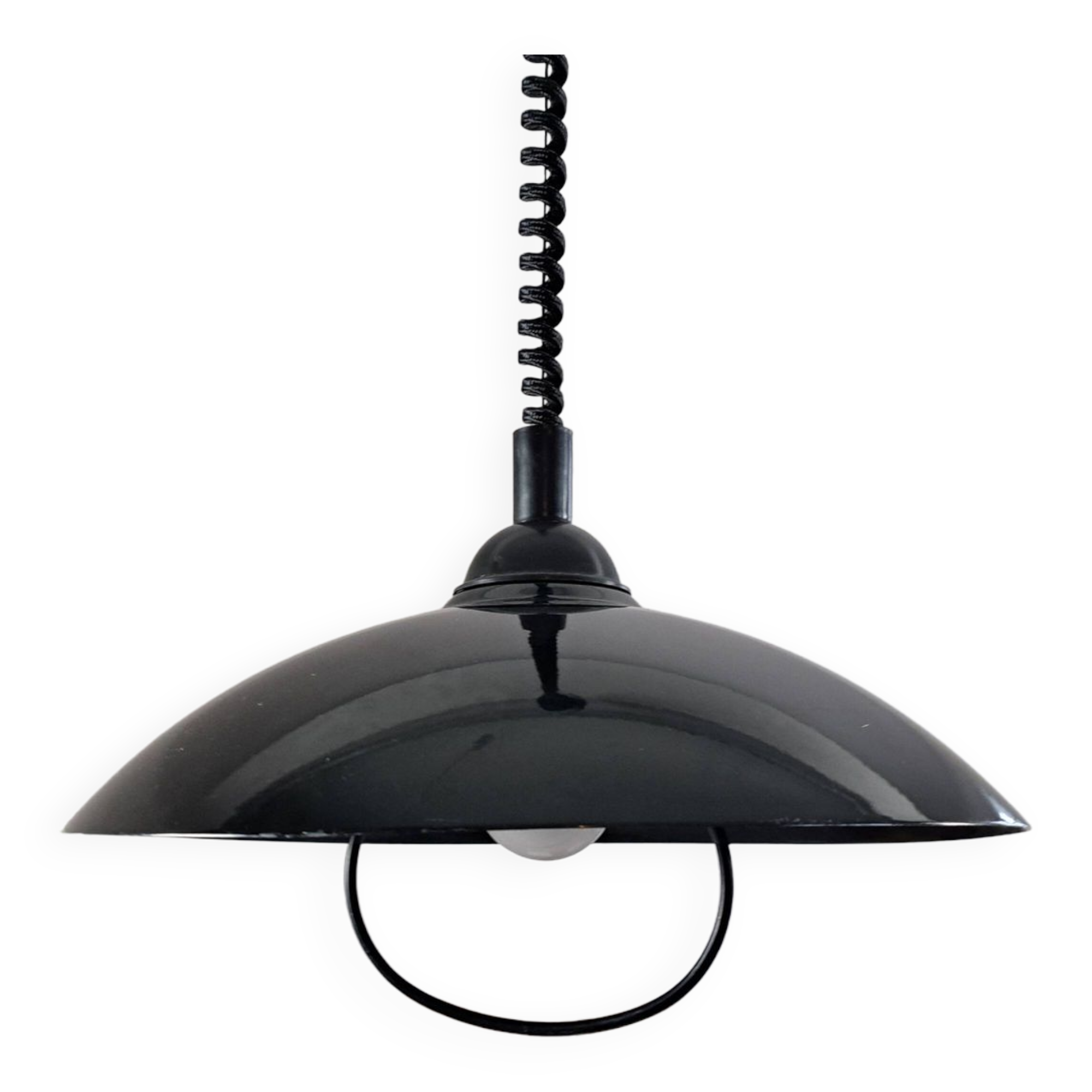 Vintage pendant light goes up and down