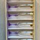 18 verres en cristal série Lilas vintage