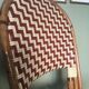 Chaise de bistrot  bambou et plastique