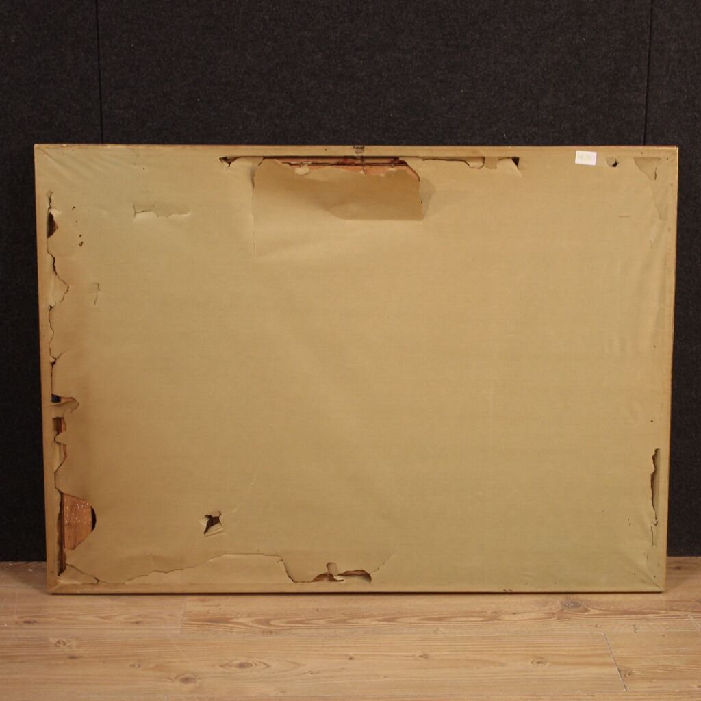 Italian countryside landscape painting oil on canvas from 20th century