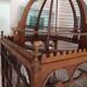 Victorian wooden birdcage