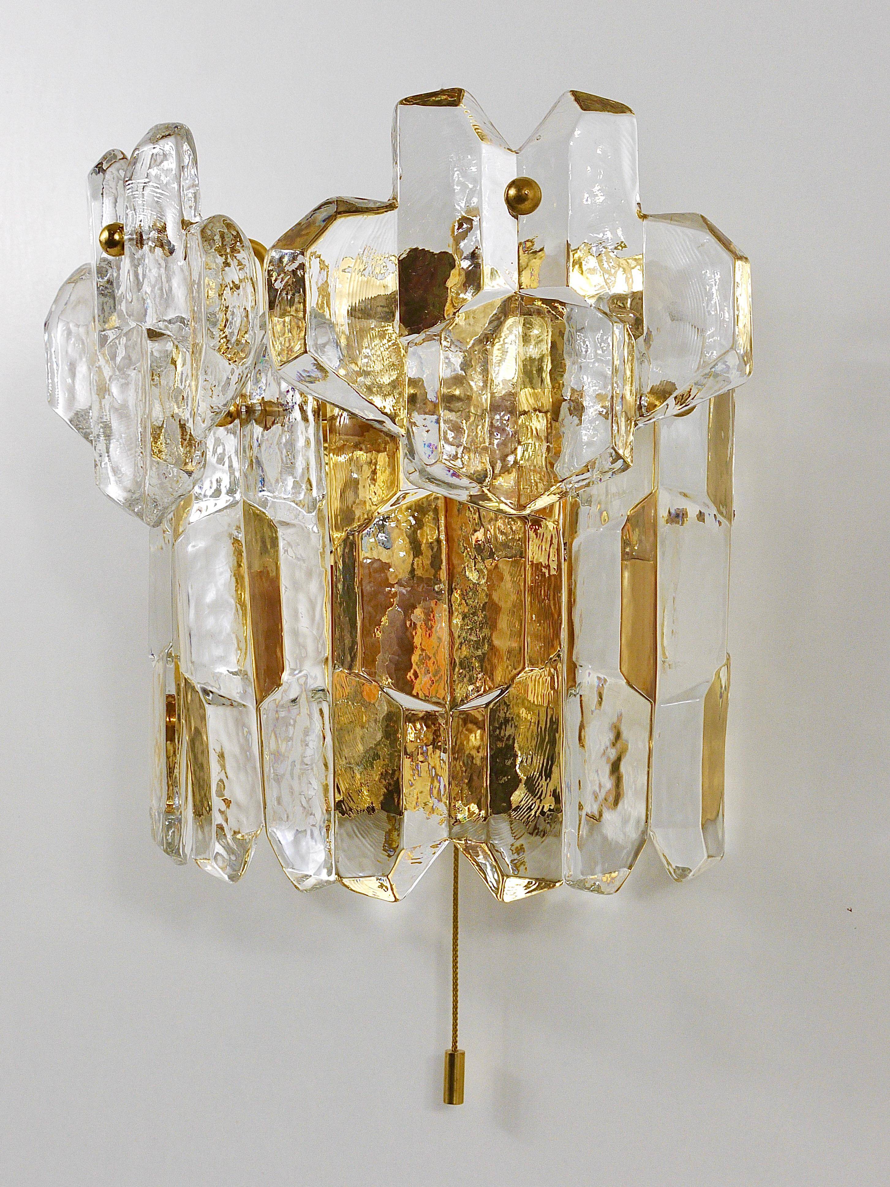 Palazzo Grand Model Wall Light by J.T. Kalmar - 1970
