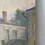 "The Tishashev House – Opochka" signed A. A. Yeremin