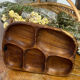 Segmented olive wood platter