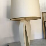 Lace-up and brass lamp
