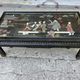 Chinese coffee table with mother-of-pearl and ivory stone inlays