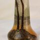 Acid-engraved glass soliflore vase signed Legras - Art Nouveau