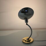 Lampe de table en métal du milieu du siècle, années 1950.