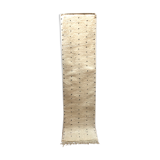 Moroccan Berber carpet corridor Beni Ouarain with black polka dots 2.97x0.77m
