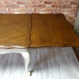 Folding oak table provence style