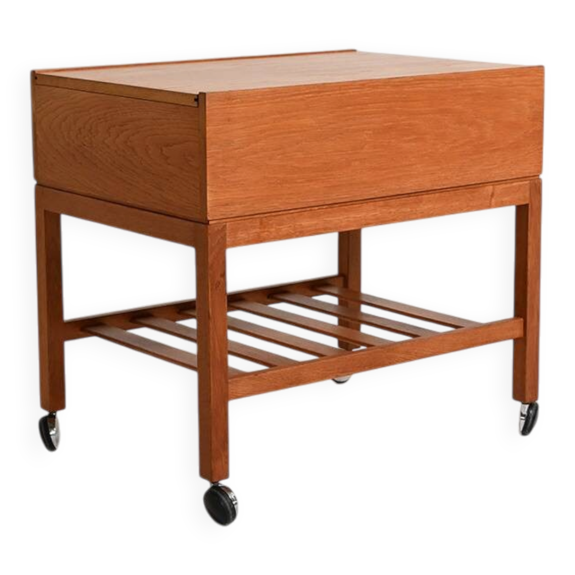 Danish teak trolley, 1960s/70s