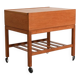 Danish teak trolley, 1960s/70s