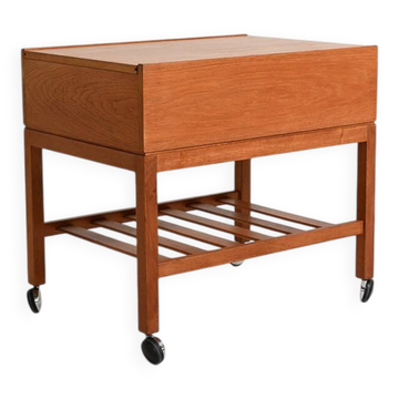 Danish teak trolley, 1960s/70s