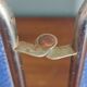 Vintage folding triptych barber mirror