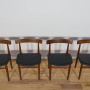 Mid-Century Teak Dining Table & Chairs by Hans Olsen for Frem Røjle.